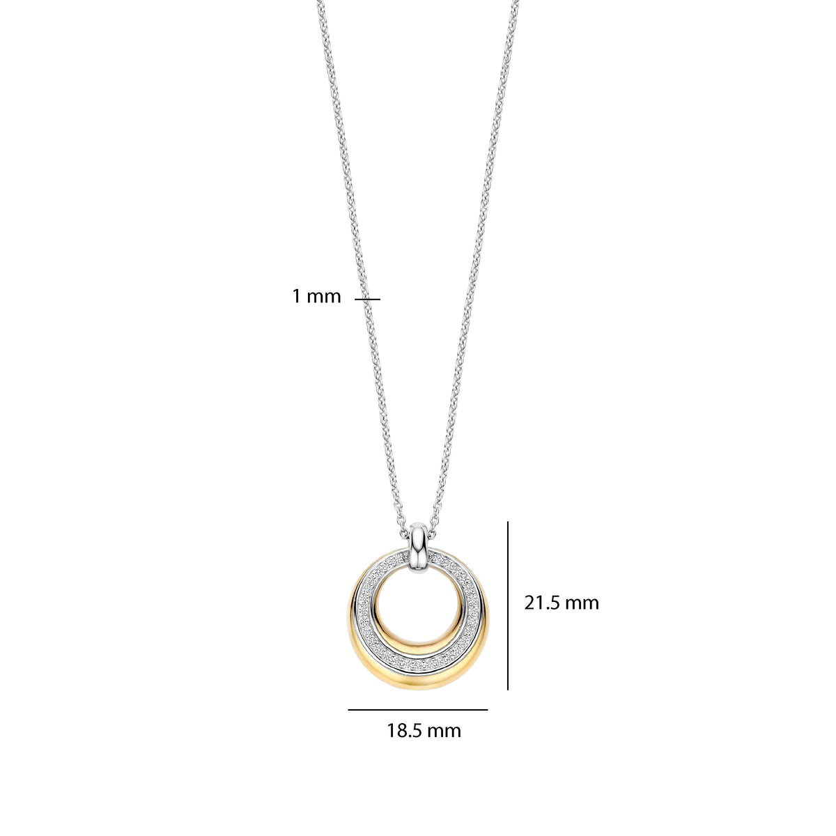 TiSentozilverencolliermethangerverguld34119ZY_42Zilvergeelverguld__4