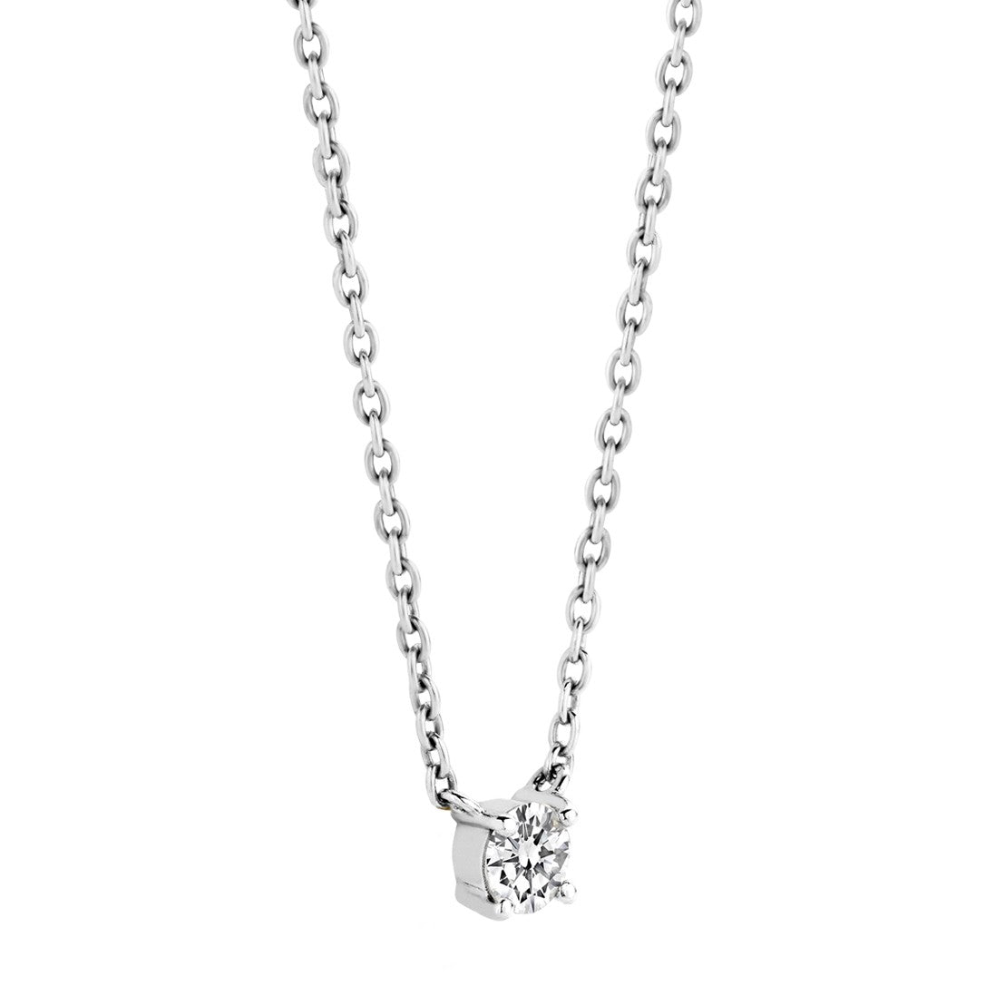 TiSentozilverensolitairecollier3894ZI_42Zilver__2