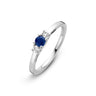 WG Briljant ring  0.13 crt H/Si 0.22 crt saffier 657060003