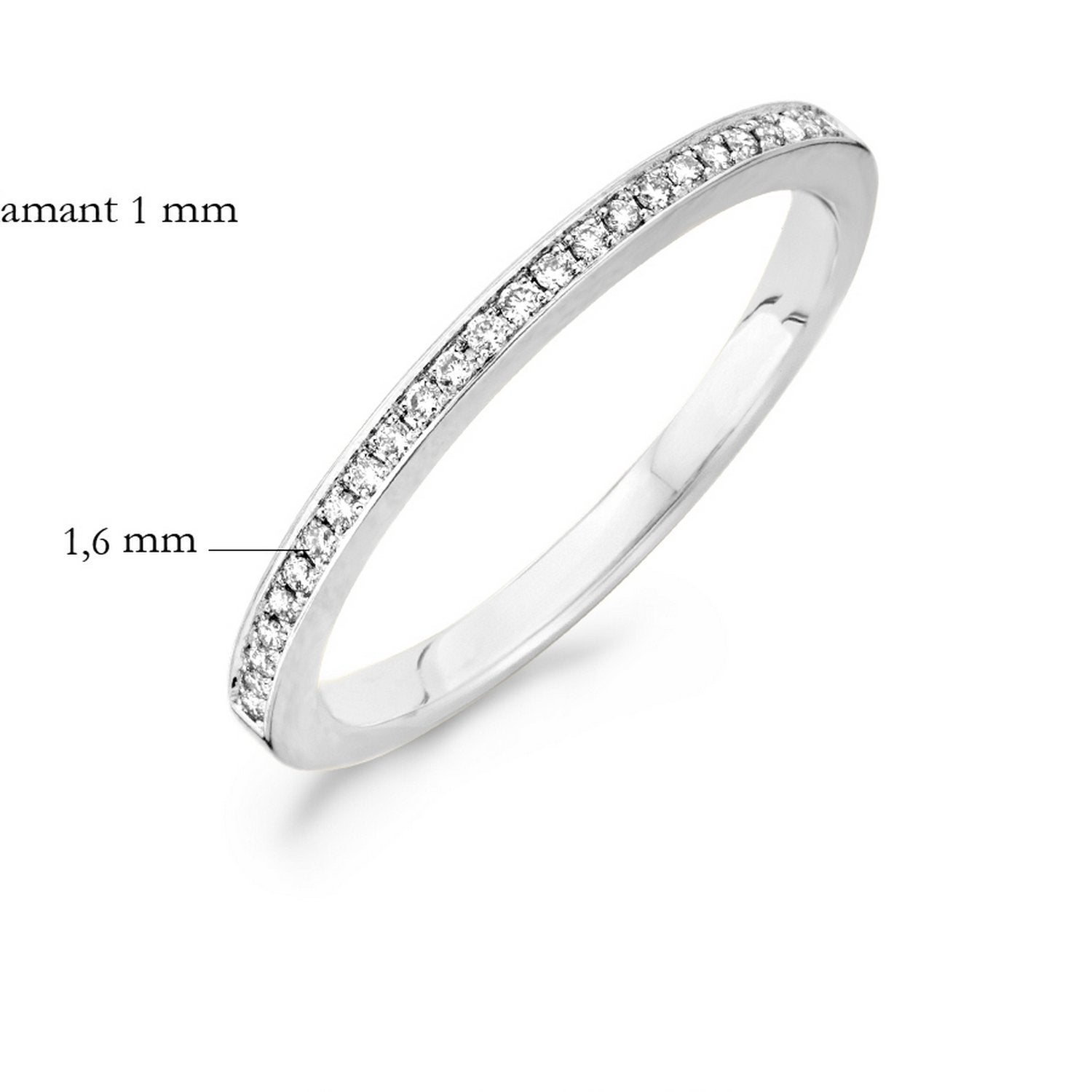 Blush Diamond ring 1607WDI Witgoud