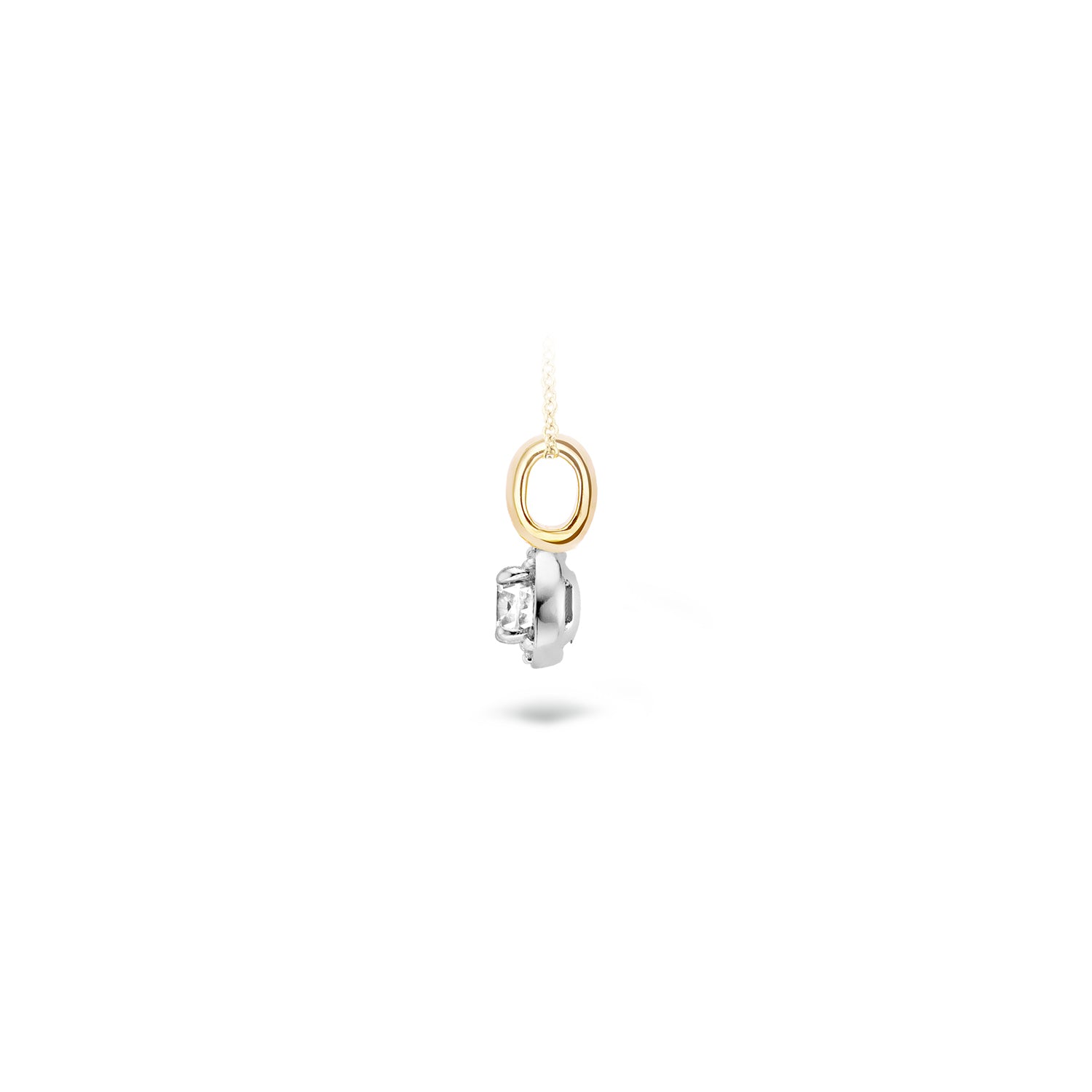 Blush hanger 6064BZI Geelgoud en Witgoud