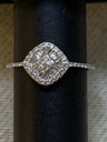 Fantasie ring diamant vierkant GK2820