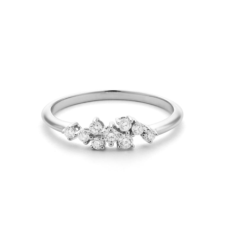 Fantasie ring witgoud met diamant R0107046