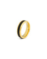 GEMINI ring Rota Gold Carbon ROT05
