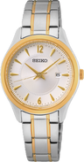 Seiko bicolor dames horloge SUR474P1